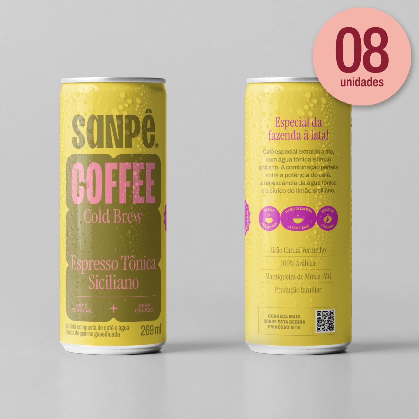 Cold Brew Tônica Siciliano 269ml - Pack 8 un.