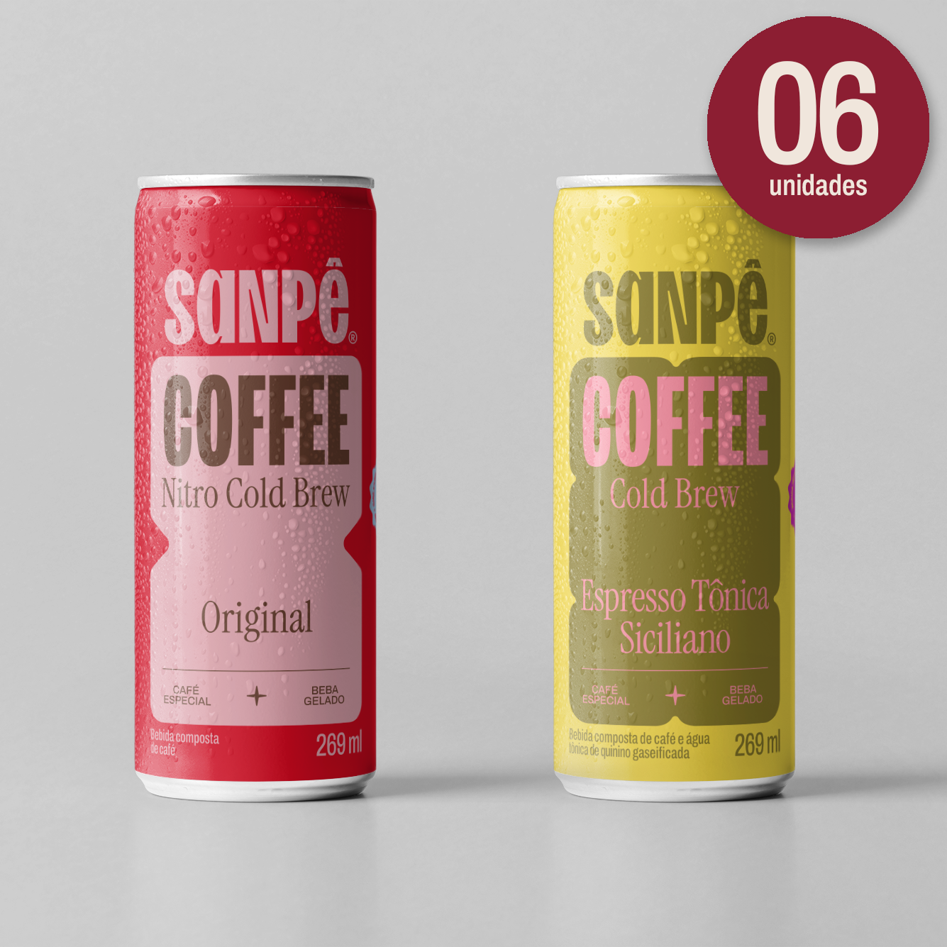 Pack Liberdade - 6 un. (3 Original + 3 Espresso Tônica)