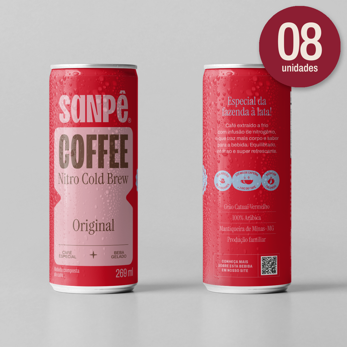Cold Brew Nitro Original 269ml - Pack 8 un.