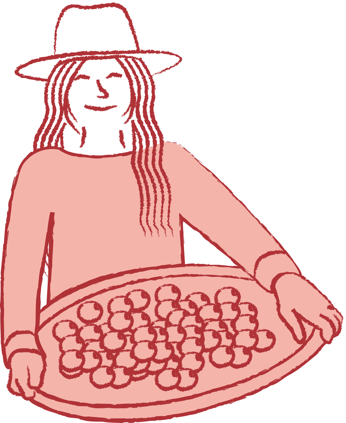 Ilustração de produção familiar Sanpê.